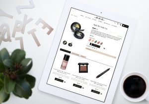 MeMeMe website on iPad