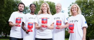 volunteers for the poppy appeal with donation boxes