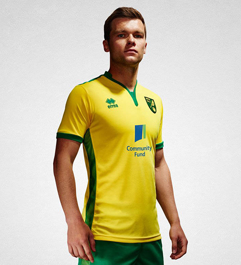norwich city fc home kit